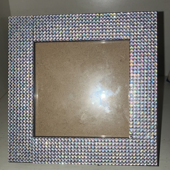 4x4 rhinestone bling picture frame made from wood - Picture 4 of 6